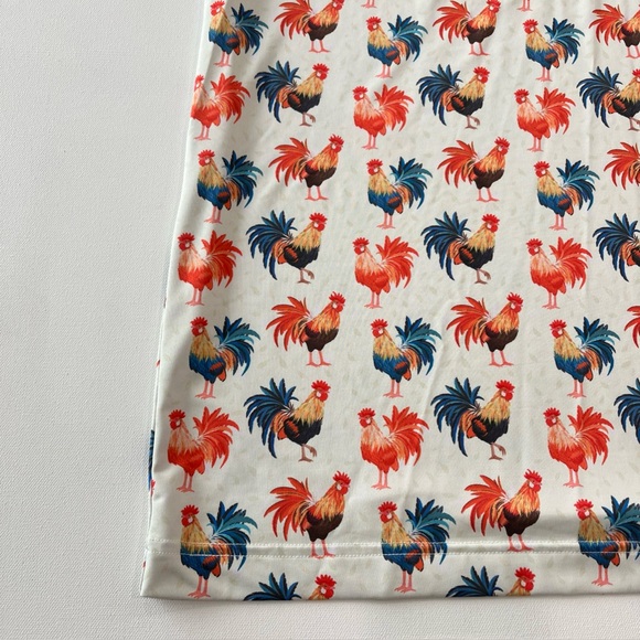 Waggle Golf Polo Feelin Cocky Rooster Performance Shirt Men’s Size XL - Picture 4 of 15